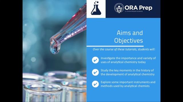 Analytical Chemistry: Online Course