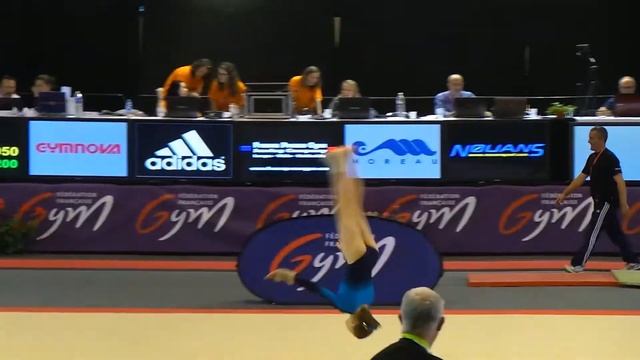 Claudia Popescu (2002) - Sol - Championnat De France Avenir