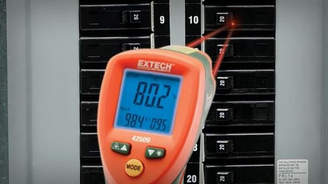 Extech Color alert infrared thermometer Product Video смотреть онлайн