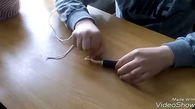 Фокус веревка проходит сквозь клубок ниток #22 смотреть онлайн