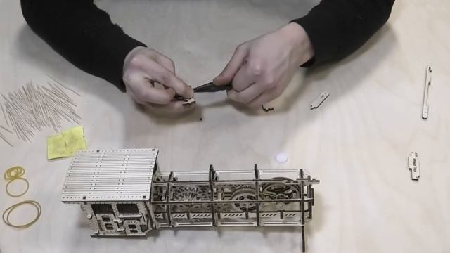 Locomotive R17 Part 1   WoodTrick's Model Kit