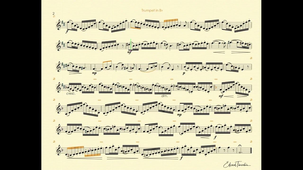 Arban, Jean - Baptiste - Etude N.6 backing track for trumpet Bb metronom смотреть онлайн