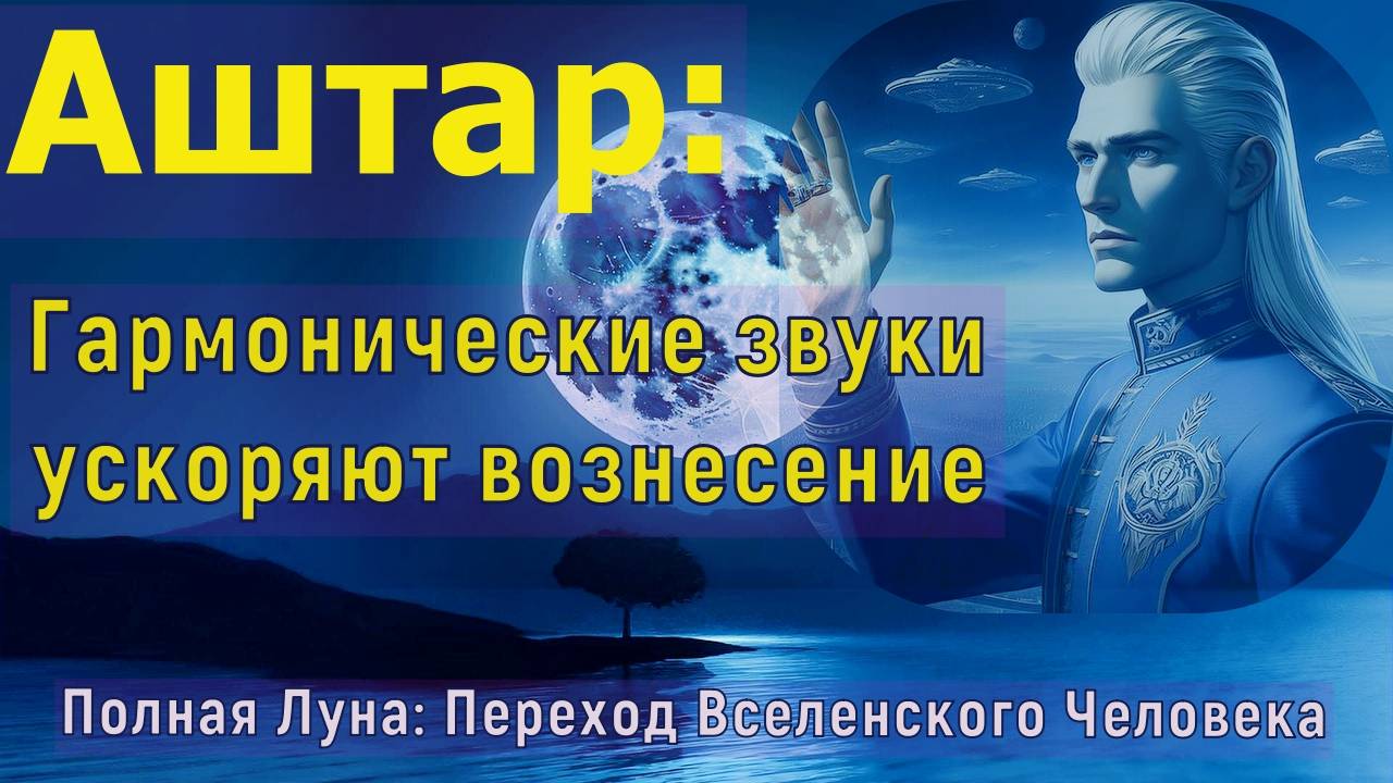Аштар: Гармонические звуки ускоряют вознесение
