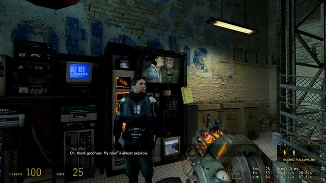 Half-Life 2 Fun - Barney under teleport смотреть онлайн
