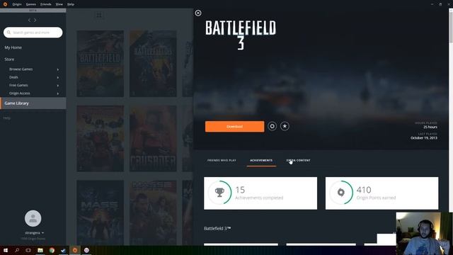First Contact: EA Origin Version 10