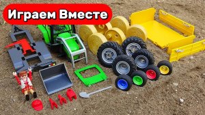 Собираем машинку: обучающее видео для детей 🚗 Машинки мультики ! Играем в машинки