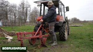 BELARUS 320 и плуг Л-101