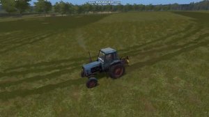 [РП] Накосил травы для бабушки на мтз 80! Farming Simulator 17