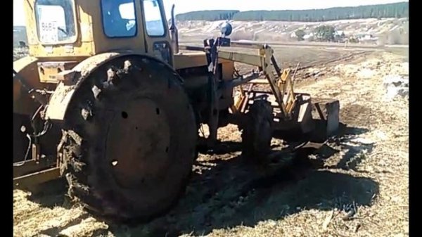 Т - 40 АП работа ходоуменьшителя