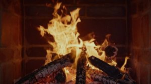 Успокаивающий отдых с камином и потрескивающими звуками огня. Музыка для души