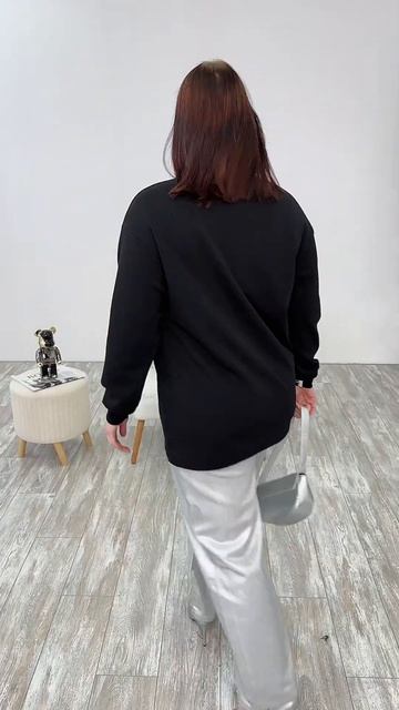 Кофта со стразами (черная) смотреть онлайн