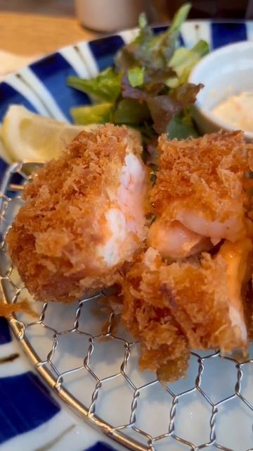 For The BEST Ebi Shrimp Katsu In Tokyo, Look No Further Than Wagokoro Tonkatsu Anzu Ginza. So Good!