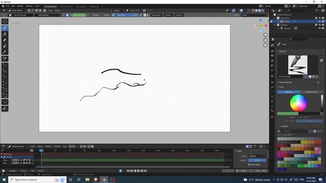 #11 Blender Grease Pencil DRAWING Environments Practice- 100 days of Blender смотреть онлайн