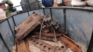 Нашли радиатор,аллюминий,чермет.Металлокоп вдоль старых делянок.