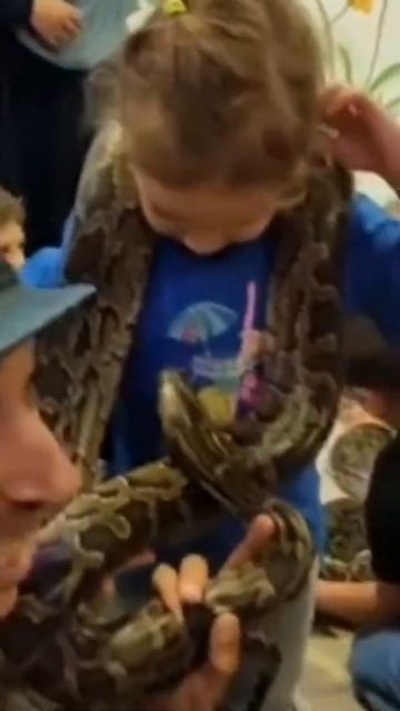 Shorts. Укротитель змей. Ясмина 4 года и питон. смотреть онлайн