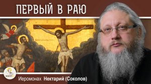 ПОЧЕМУ ПЕРВЫМ В РАЙ ВОШЕЛ РАЗБОЙНИК ? Иеромонах Нектарий (Соколов)
