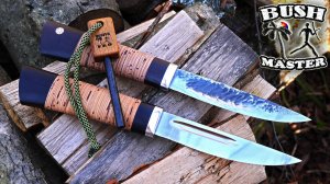 Нож Якут с линзой против Якута с прямыми спусками. Стальные Бивни