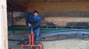 Гибка дуги из профильной трубы для навеса