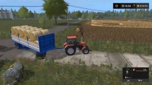 Farming Simulator 2017. НОВОСВЕТЛОВКА. Трактор Беларус МТЗ-892.1 Прицеп BSS PANAV.