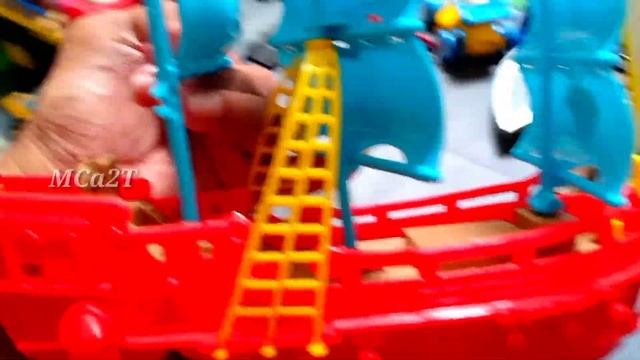 Menemukan mainan mobil mobilan, Wheel loader, Sepeda roda tiga, Dump Truck смотреть онлайн