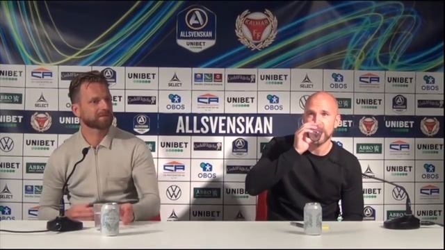 Presskonferens efter Kalmar FF- AIK 23 september 2021 смотреть онлайн