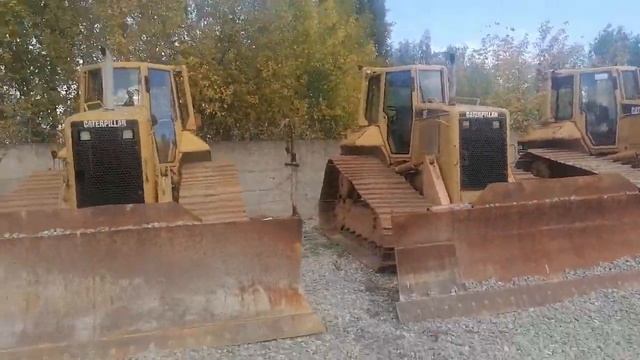 Бульдозера Caterpillar D6 LPG болотоходные бу смотреть онлайн