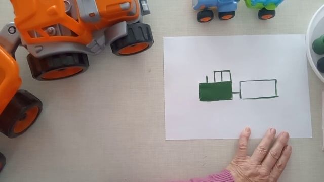 Заняття з художньо-продуктивної діяльності(малювання). Тема:"Трактор" смотреть онлайн