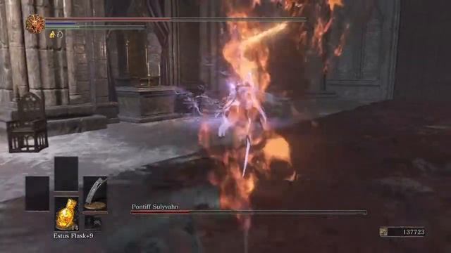 DARK SOULS 3 : Great Machete VS Pontiff Sulyvahn смотреть онлайн