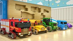 Колеса на автобусе + песня для игры в бинго, Выбери правильную форму автомобиля, Детские стишки