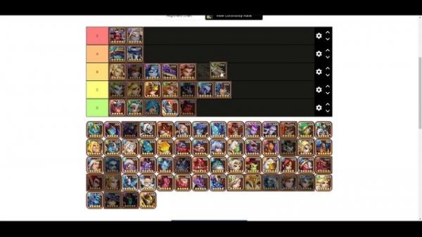 IDLE HEROES TIER LIST