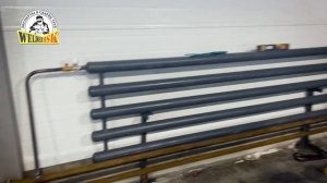 Изготовление и монтаж регистров отопления в цеху.