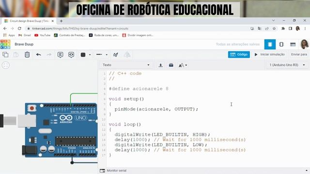 Oficina de Robótica Educacional: Sistema hidropônico com Arduino. смотреть онлайн
