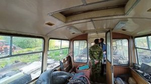 свежая Находка, ЛиАЗ 677 Штабной 1974 года постройки.