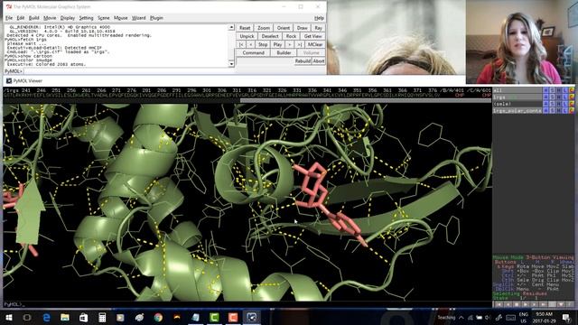 Pymol for Beginners - video 4: H-bonds смотреть онлайн