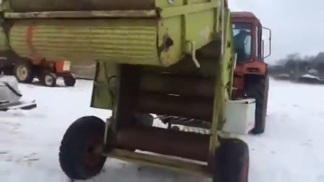 Пресс подборщик CLAAS ROLLANT 44 обзор