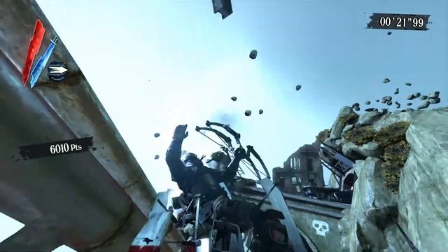 Dishonored - Dunwall City Trials DLC: Kill Cascade (Three Stars) and Long Way Down trophy guide смотреть онлайн