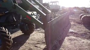 MOV08314 Самодельный отвал на МТЗ 82