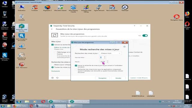 Kaspersky Total Security 19/ gerer recherche mise a jour des programmes/ tuto FR смотреть онлайн