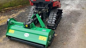 Yanmar AC-18 Compact Track Tractor with New Flail Mower