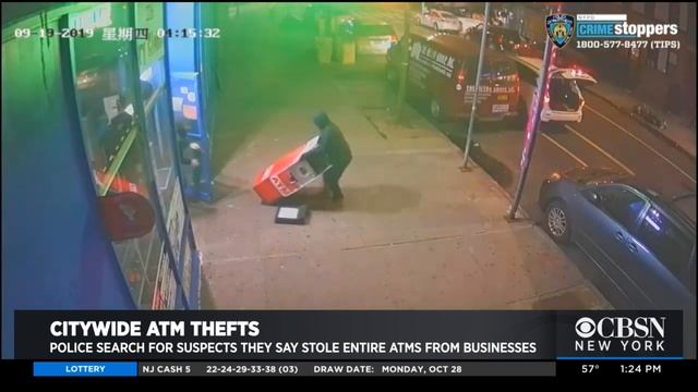 Brazen Thieves Stealing Whole ATMs From Shops In Brooklyn, Staten Island, Queens смотреть онлайн