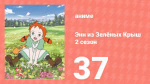 Здравствуй, Энн! Что было до Зелёных Крыш 37 серия (аниме-сериал, 2009)