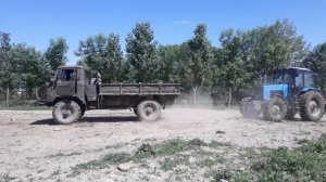 #ГАЗ 66 против #Tрактор #Беларус #МТЗ 1221