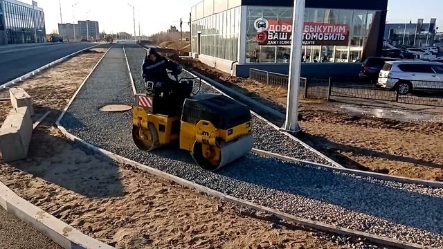 Каток тротуарный Bomag BW 120 AD3 смотреть онлайн