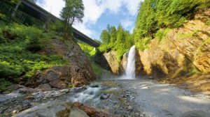 Падающая вода и пение птиц