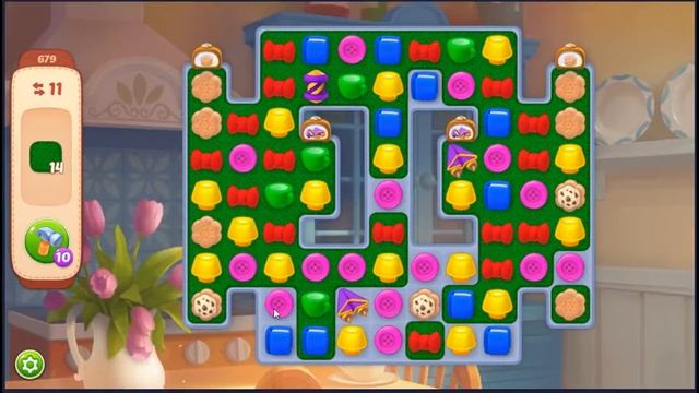 Homescapes Level 679 - NO BOOSTERS 🏠 | SKILLGAMING ✔️