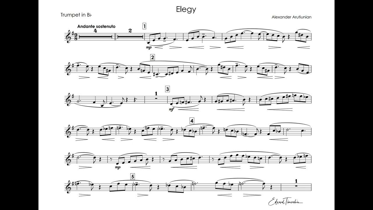 Arutiunian - Elegy - Tine Thing Helseth Flugelhorn Bb