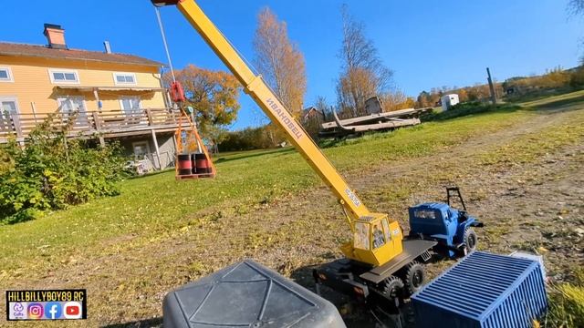 RC crane truck Ural 4320 1/10 6x6 semi truck all electric radio control toy machine Boris Adventure смотреть онлайн