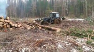 Самодельный трелевочный захват от Викора Миронова.🚜🚜🚜