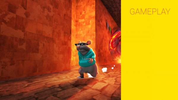 Gameplay of Obby Escape: Prison Rat Dance