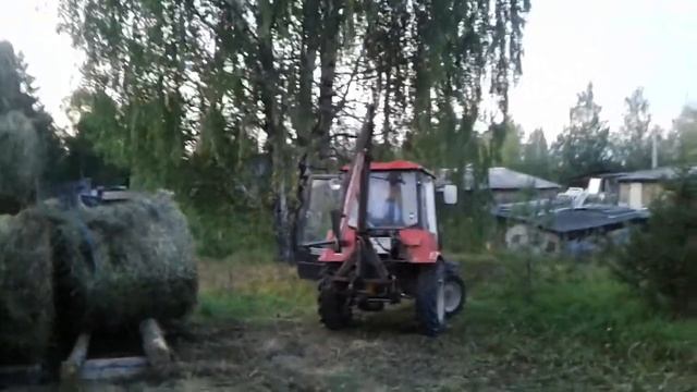 Самодельный погрузчик для МТЗ -320 справился с задачей смотреть онлайн